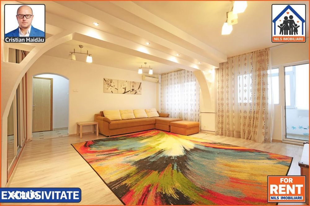 De inchiriat: Probabil cel mai mare apartament cu 2 camere din S4.
