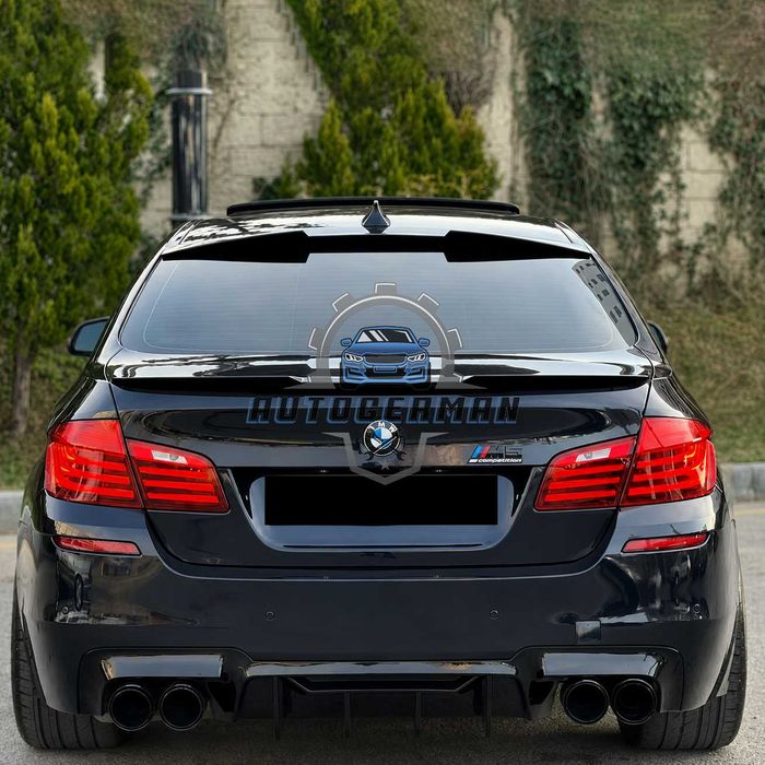 Спойлер BMW F10 M4 Roof черен гланц (11-17) spoiler за таван roof spoiler sedan БМВ Ф10 5 Series тунинг спойлер за автомобил добавка за таван