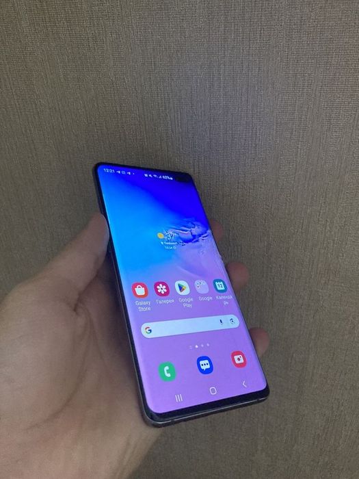 S10+ samsung аккуратно ишлатилган