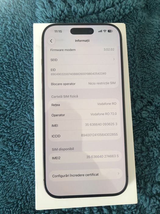 Iphone 16 pro/256g
