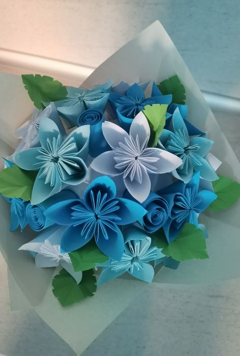 15лв Хартиен букет за всякакъв повод