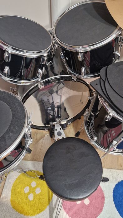 Millenium Focus 20 Drum Set Black