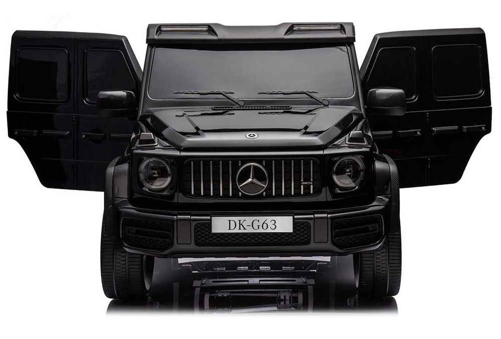 Двуместна джип G63 4X4 24V батерия,MP3, с меки гуми с Кожена седалка