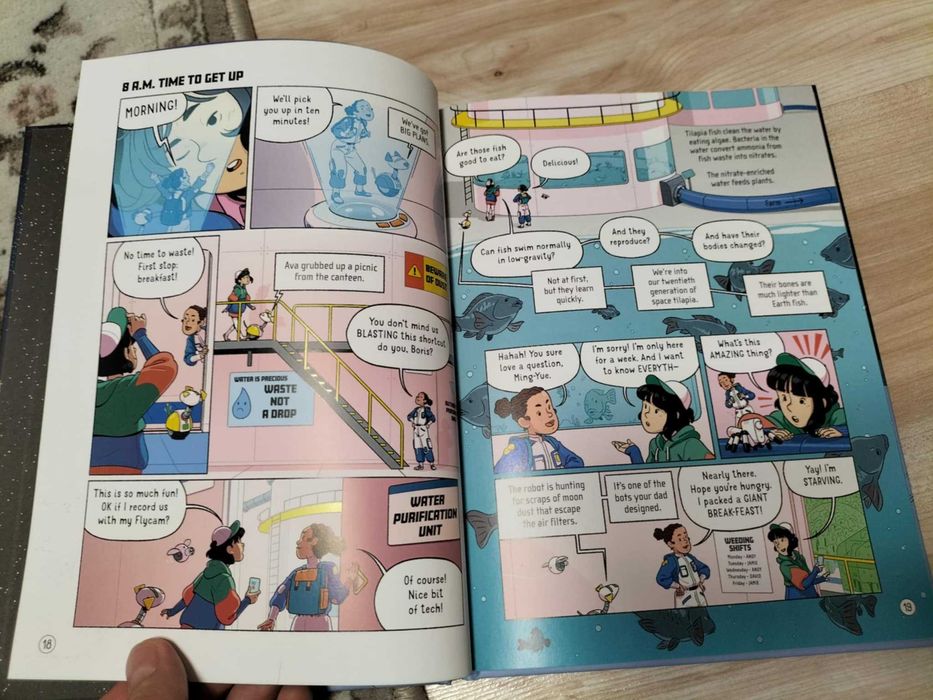 carte Usborne 24 Hours on the Moon