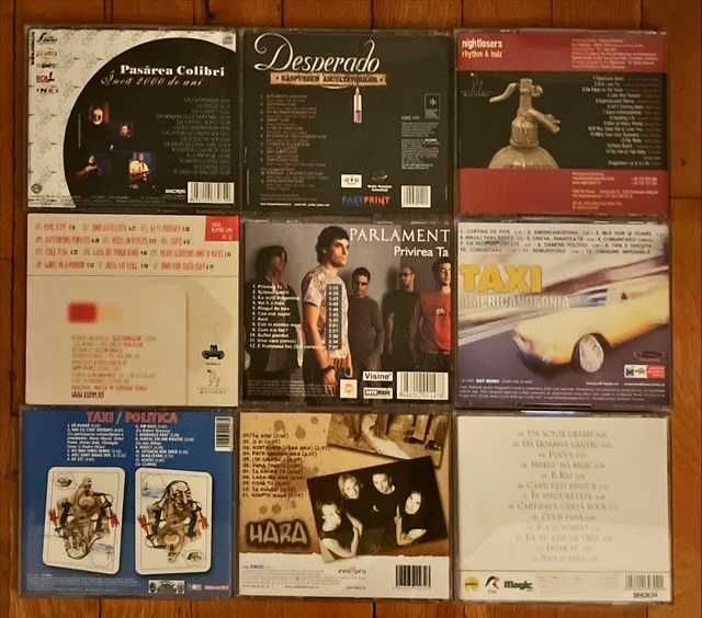 CD rock RO: Partizan, Vama Veche, Desperado, Kumm, Taxi, Hara, 4xmetal