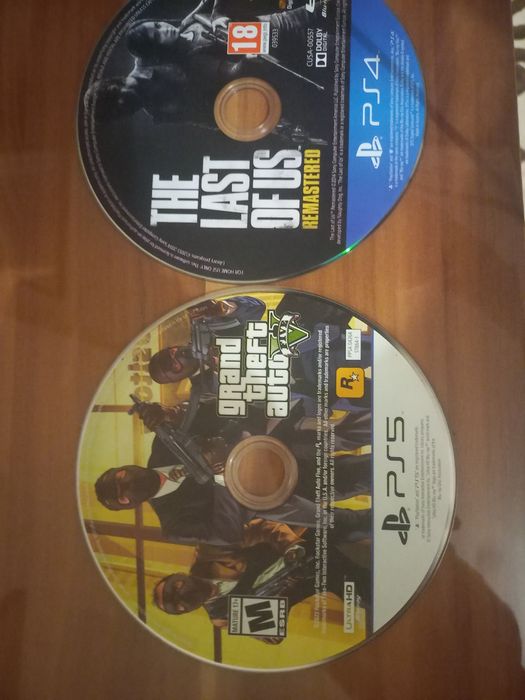 Гта 5 и The last of us обе работают на пс5 и на пс 4