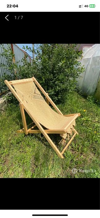 Шезлонг кресло ручной работы.