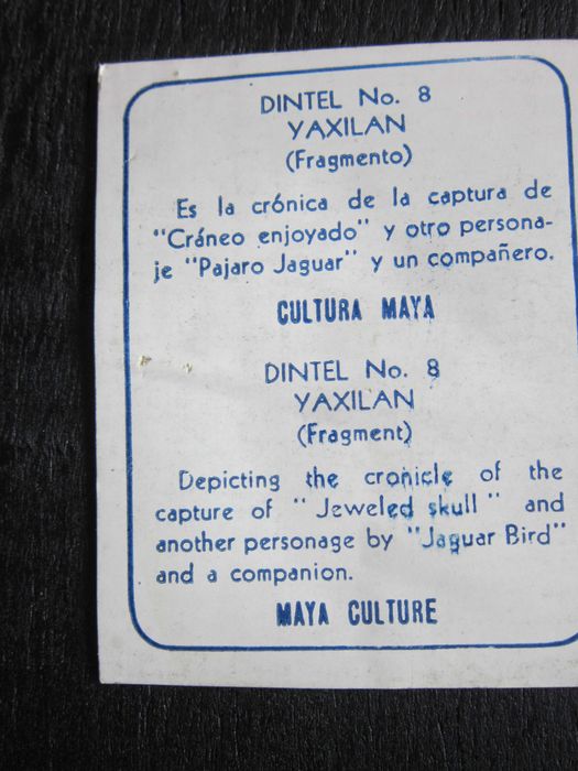rar cultura Maya tablouri Preoti Mayasi alama email lemn Mexic 1970