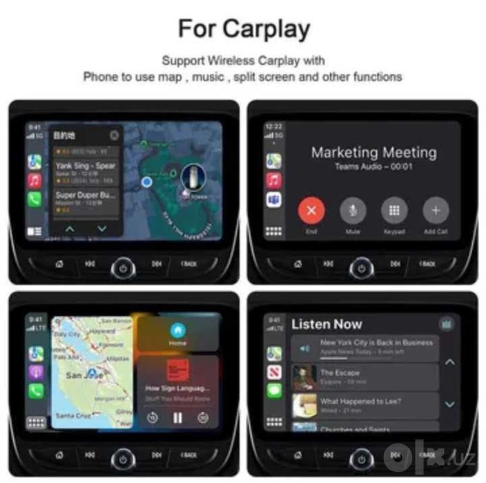 Беспроводной адаптер для Android Auto и CarPlay