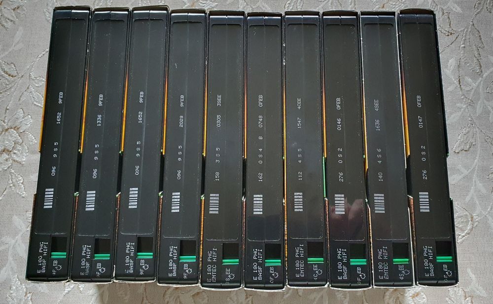 Видеокасети BASF phg , EMTEC phg 180