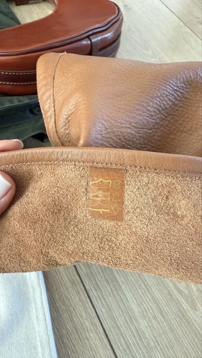 Итальянские кожаные сапоги