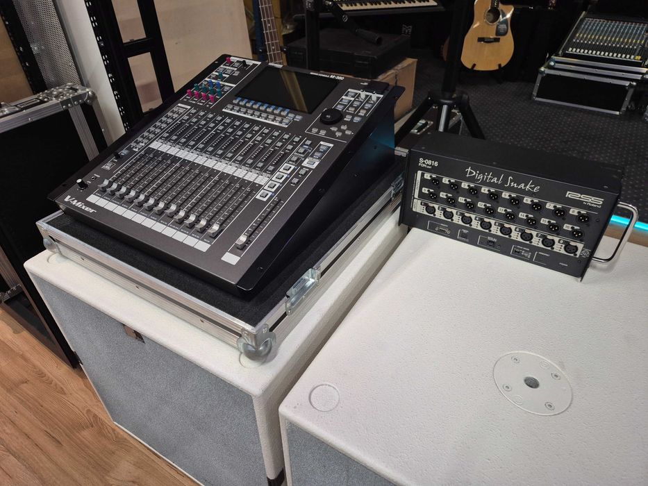 Mixer digital Roland V-mixer M-380 ca nou in case cu stagebox S