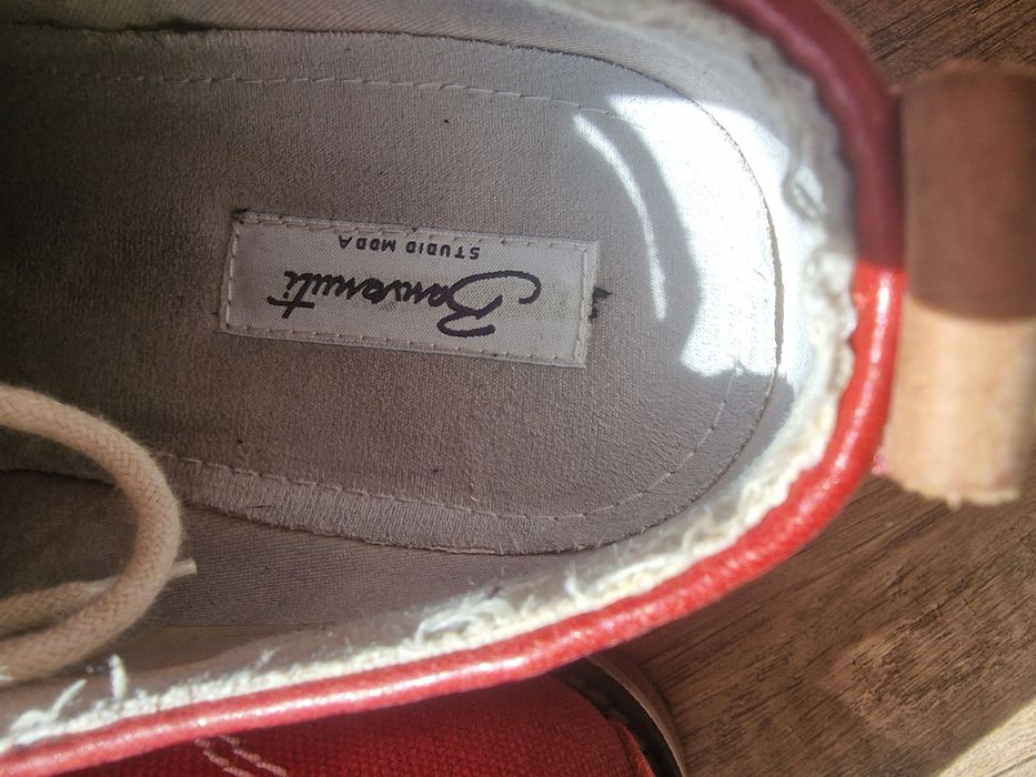 Pantofi barbati rosii piele intoarsa, Benvenuti, marimea 43