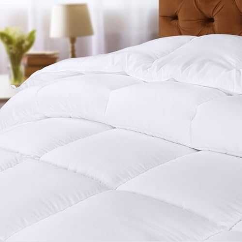 Utopia Bedding завивка 220x240см 370 GSM бяла