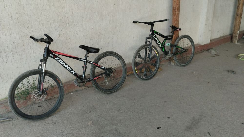 Велосипед 24х екеуі бірге 20к