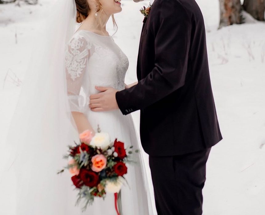 Свадебное платье 40-42