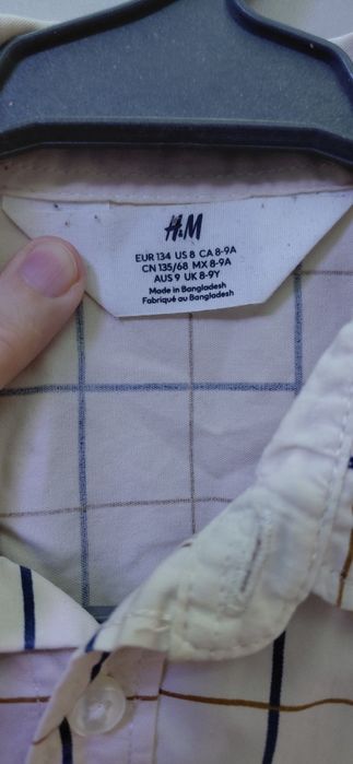 Рубашка фирмы H&M, БУ