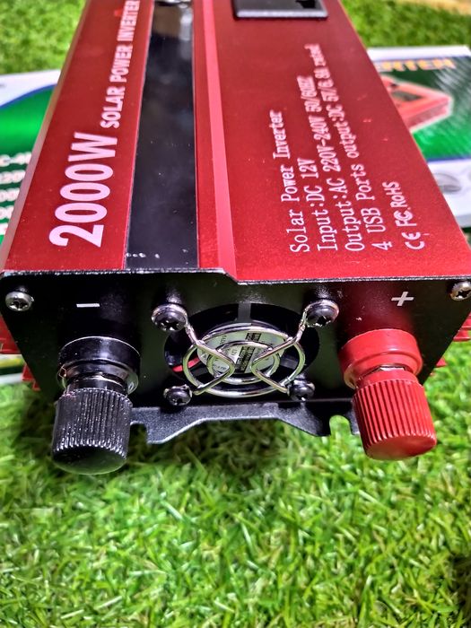 Invertor solar 12V 2000W ,USB, 220v Prize acumulator panou fotovoltaic