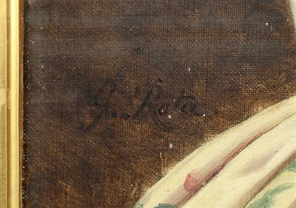 Картина. авт. Джованни Рота. Конец 19го века. Итальянская девушка.