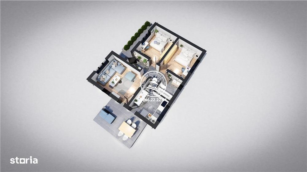 Casa cu 3 camere, 400mp, de vanzare in Miroslava-Ciurbesti