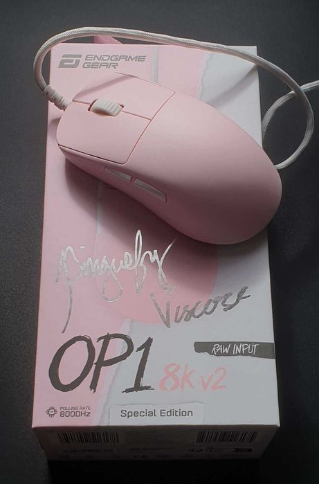 Mouse OP1 8k v2 Raw Input Edition Pink