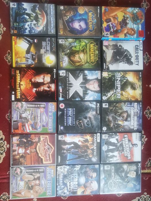Super Jocuri PC de colectie Sniper Warcraft X-MEN King Kong Fifa Etc