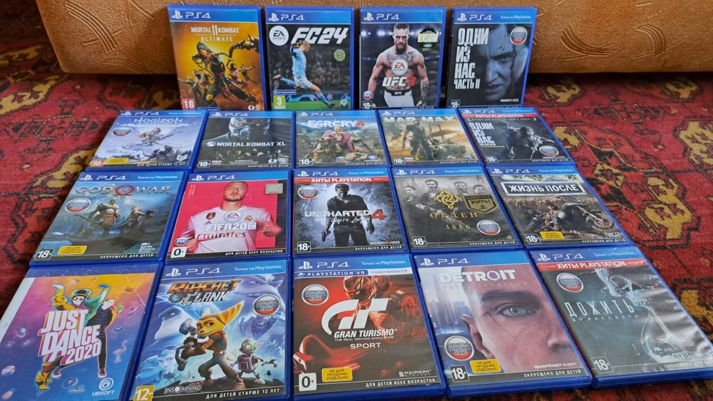 Диски PS 3- Ps 4-psp