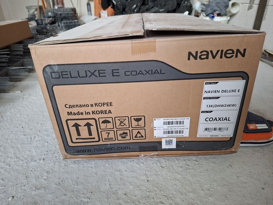 Двухконтурный котел производство Корея  NAVIEN DELUXE E