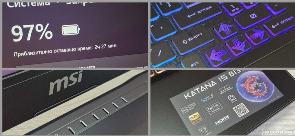 НОВ RTX4070 | i7-13620H | QHD 165hz | 1TB SSD | 16RAM лаптоп msi мси katana gaming гейминг