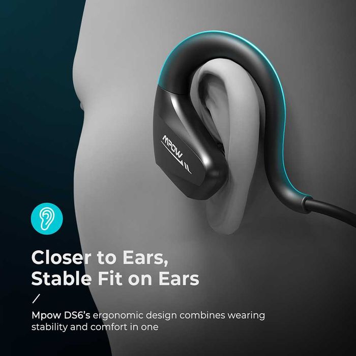 Căști wireless sport Mpow DS6,  cu timp de redare de 9 ore