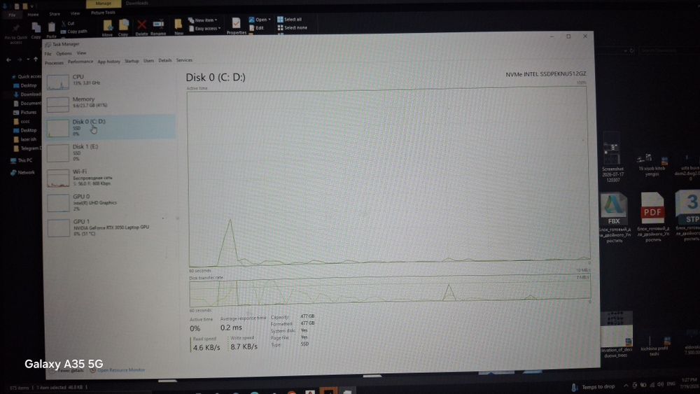 Asus tuf gaming FX506H Rtx3050 i5 11400f ozu 24gb ssd 2 ta 512 m2