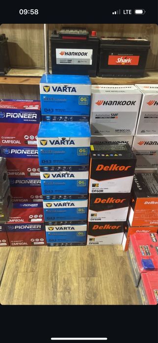 Akkumulyator orginal optom narxda dastafka ustanofka