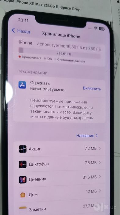 Iphone xsmax 256gb space grey