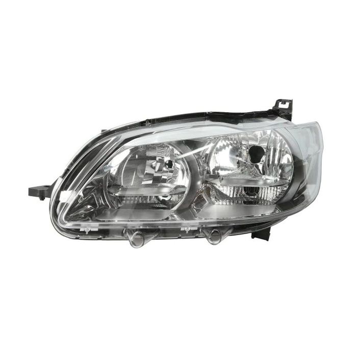 Far Peugeot 301, 01.2013-01.2017, stanga/dreapta, cu motoras, electric, cu lumini de zi, tip bec H1+H7, Best Auto Vest