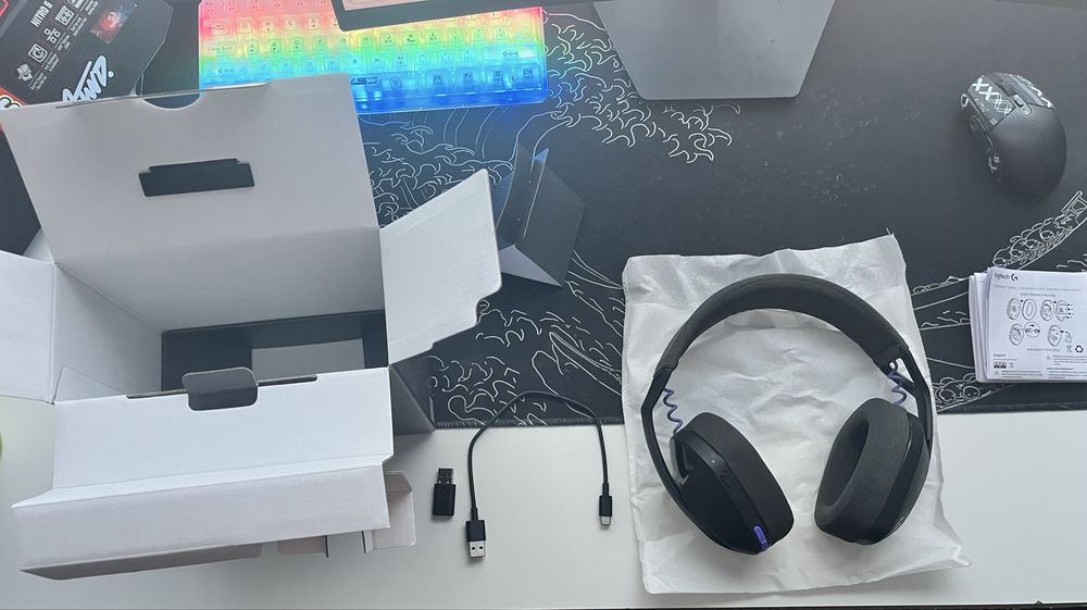 casti gaming wireless/bluetooth loghitech g321 lightspeed