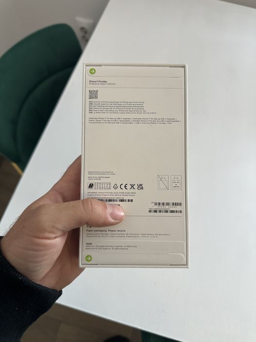 Iphone 17 pro max 512gb sigilat