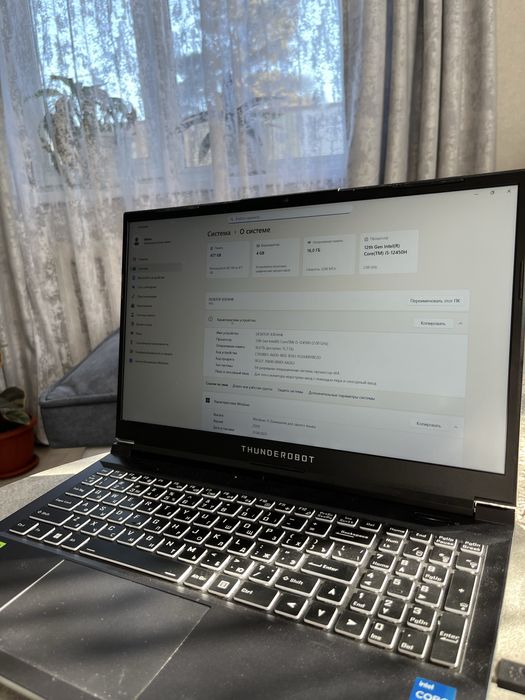 Игровой ноутбук THUNDEROBOT 911s