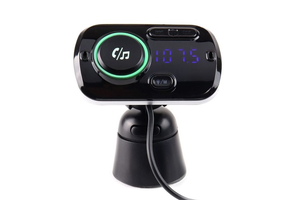 Modulator FM Bluetooth cu incarcator 2,4A + QC 3.0 BT-03, Amio