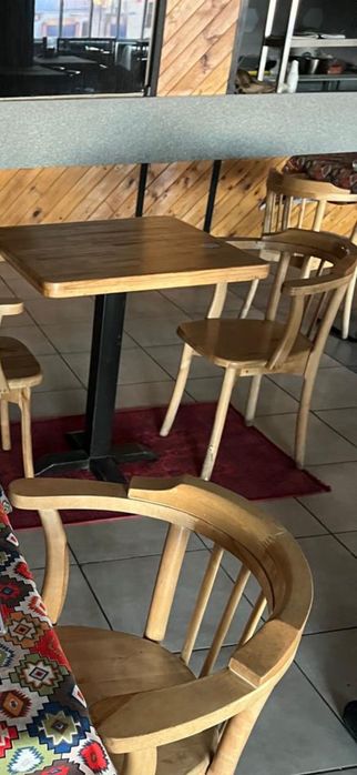 Столы, стулья деревянные