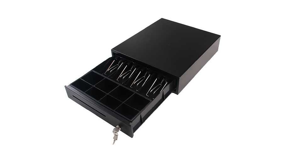 Sertar de bani 4 bancote, 8 monede, metalic, tavita detasabila