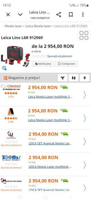 Laser 360° LEICA LINO L6R