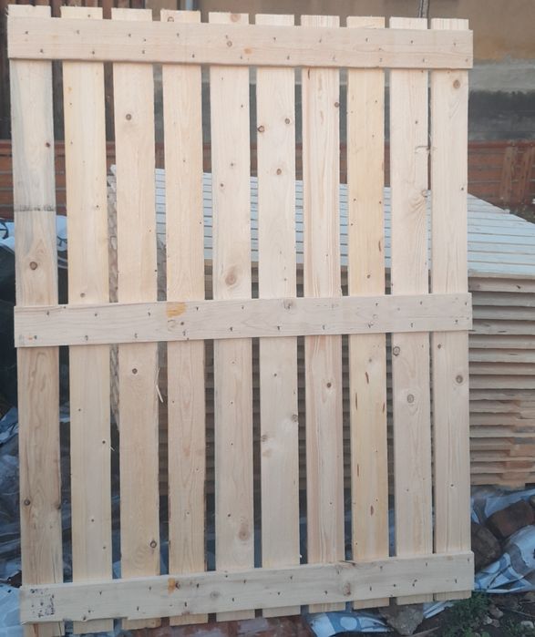 Дървени оградни пана , скари, дъски, летви, пано ограда. Размер 150см.
