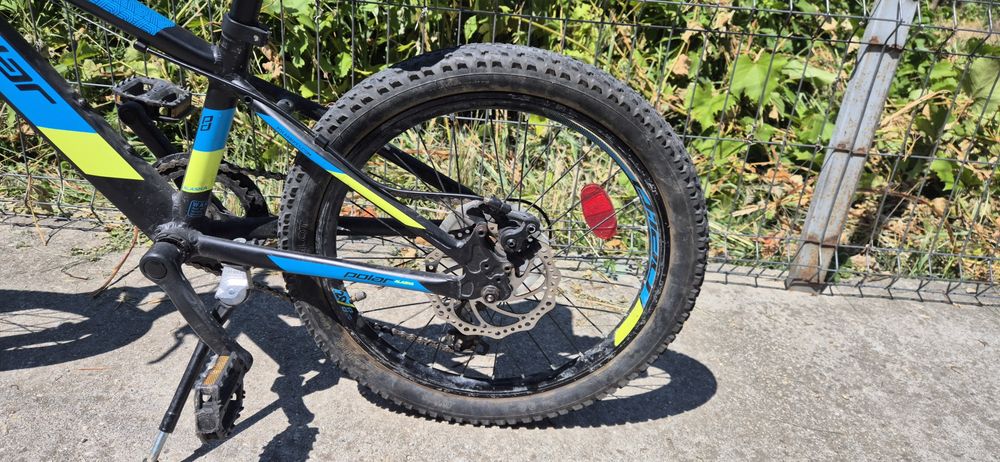bicicleta copii 20 inch, frane pe disc, suspensie fata