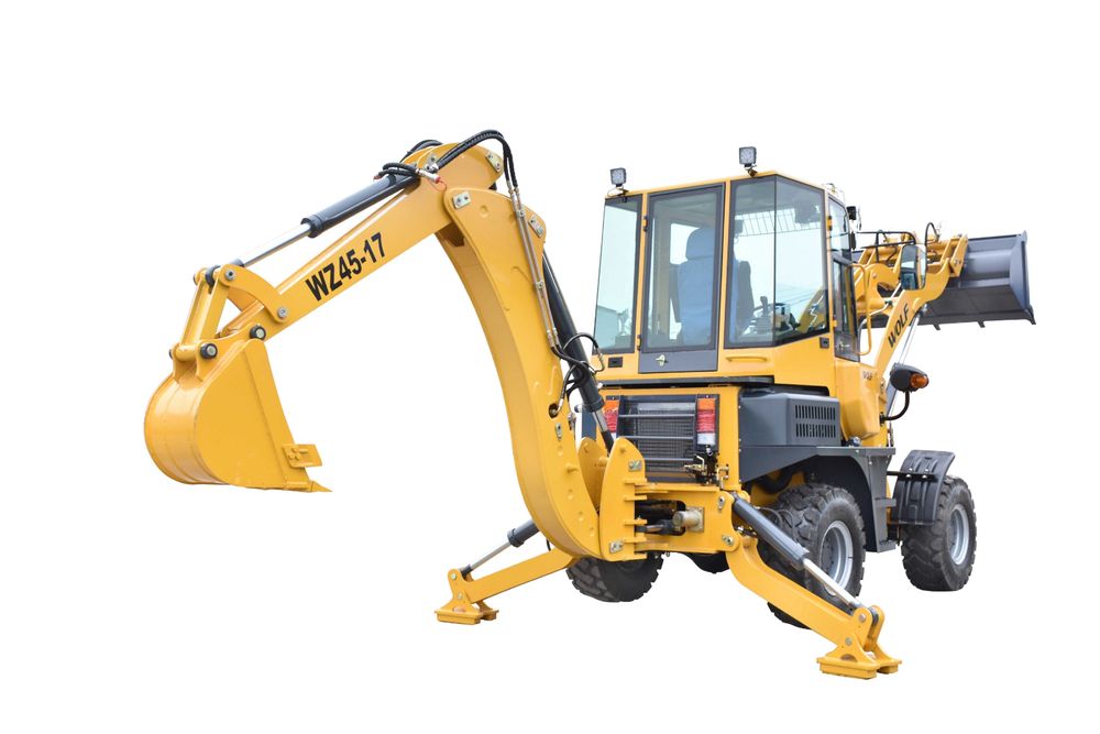 Buldoexcavator INMATRICULABIL, WOLF 1.6T, 52CP