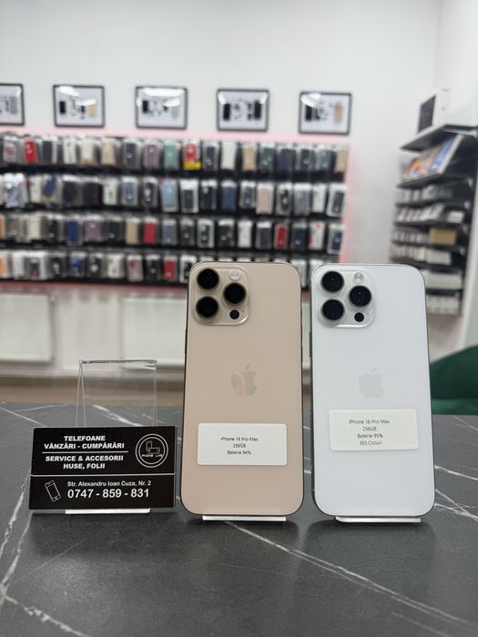 iPhone 16 Pro Max | 256Gb | Ca NOU | Garantie | phonelab.ro