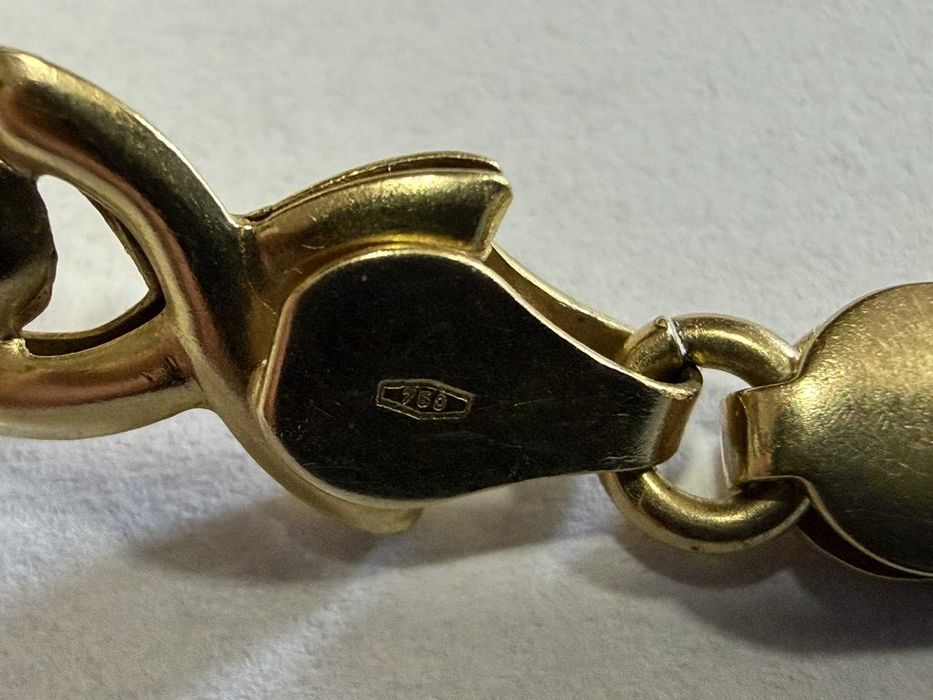 Златна гривна 18К 750