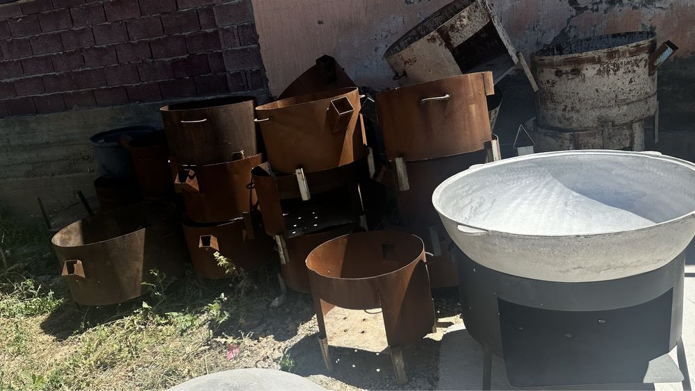 Казаны дюралюминий и чугунные