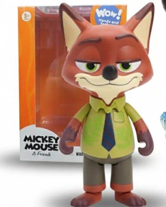 Set 2 figurine, jucării Zootopia, Nick și  Judy