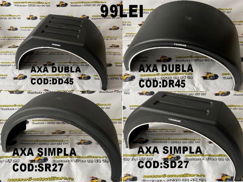 Aripi plastic 7 si accesorii necesare autoutilitarelor