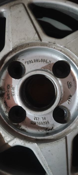 Продам легкосплавные диски ауди 80 оригинал 4х108